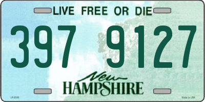 NH license plate 3979127