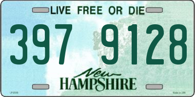 NH license plate 3979128