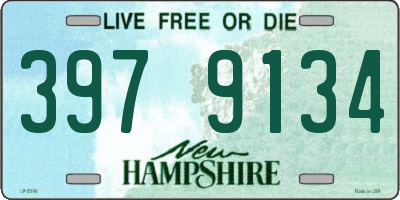 NH license plate 3979134