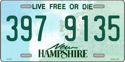 NH license plate 3979135