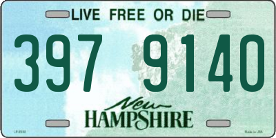 NH license plate 3979140