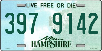 NH license plate 3979142