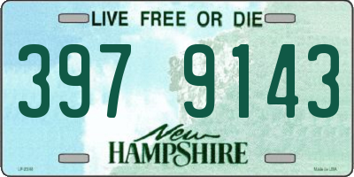 NH license plate 3979143