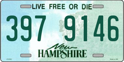 NH license plate 3979146