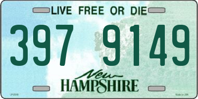 NH license plate 3979149