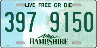 NH license plate 3979150