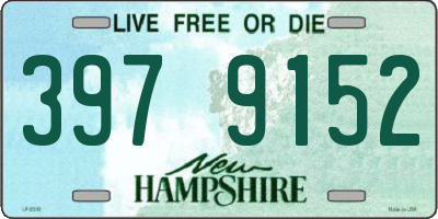 NH license plate 3979152