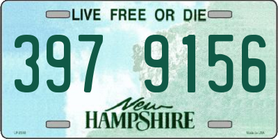 NH license plate 3979156