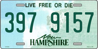 NH license plate 3979157