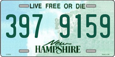 NH license plate 3979159