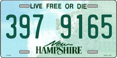 NH license plate 3979165