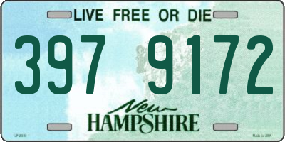 NH license plate 3979172