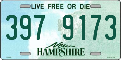 NH license plate 3979173