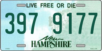 NH license plate 3979177