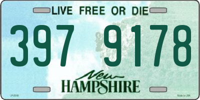 NH license plate 3979178