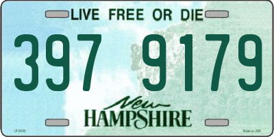 NH license plate 3979179