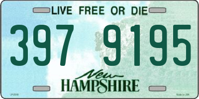 NH license plate 3979195