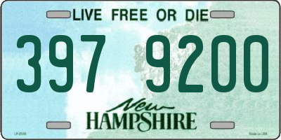 NH license plate 3979200