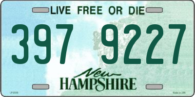 NH license plate 3979227