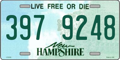 NH license plate 3979248