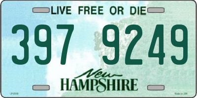 NH license plate 3979249