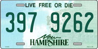 NH license plate 3979262