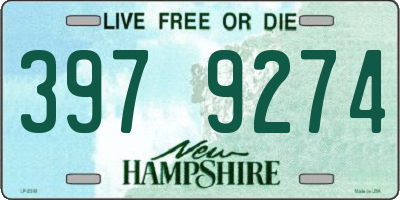 NH license plate 3979274