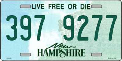 NH license plate 3979277