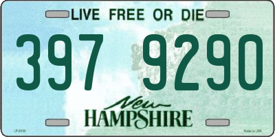 NH license plate 3979290