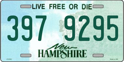 NH license plate 3979295