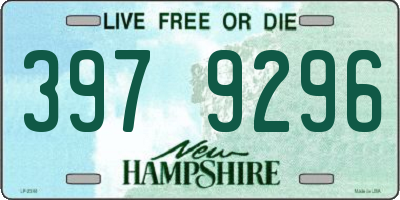 NH license plate 3979296