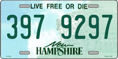 NH license plate 3979297