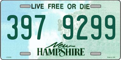 NH license plate 3979299