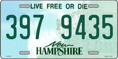 NH license plate 3979435