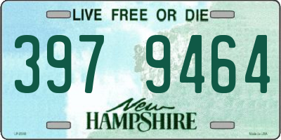 NH license plate 3979464