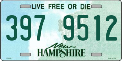 NH license plate 3979512