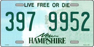NH license plate 3979952