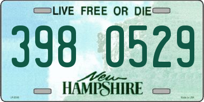 NH license plate 3980529