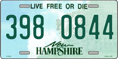NH license plate 3980844