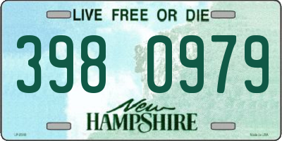 NH license plate 3980979