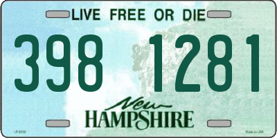 NH license plate 3981281