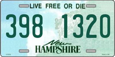 NH license plate 3981320