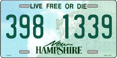 NH license plate 3981339
