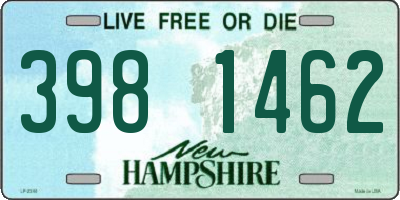 NH license plate 3981462
