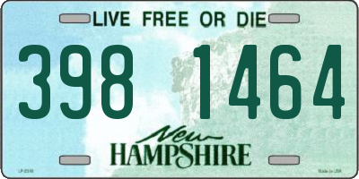 NH license plate 3981464