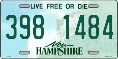 NH license plate 3981484