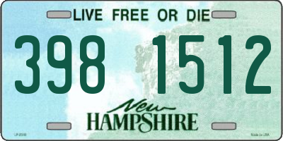 NH license plate 3981512