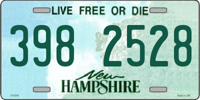 NH license plate 3982528
