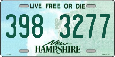 NH license plate 3983277