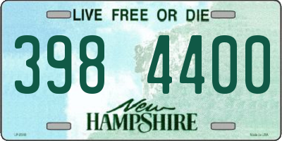 NH license plate 3984400